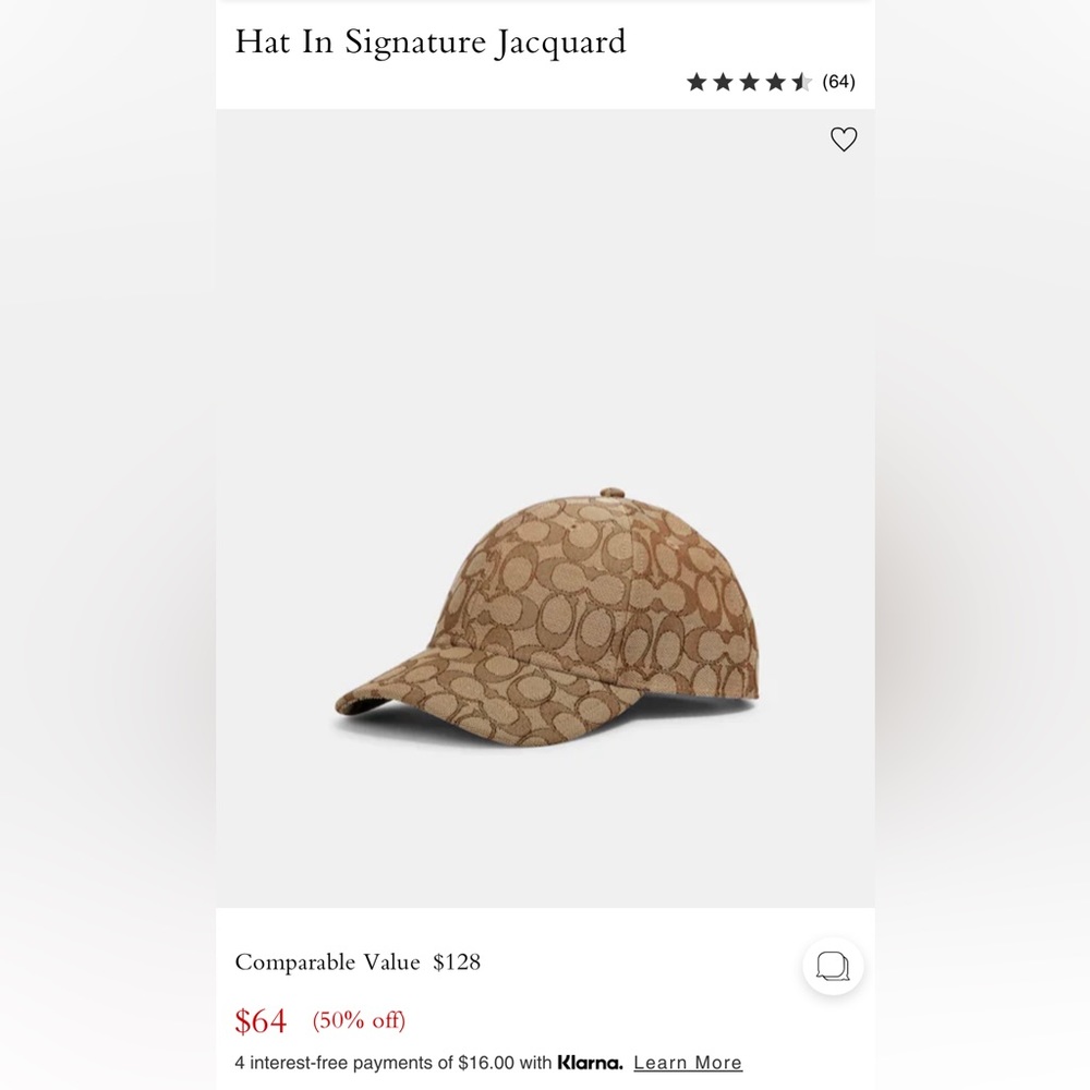 Coach hat